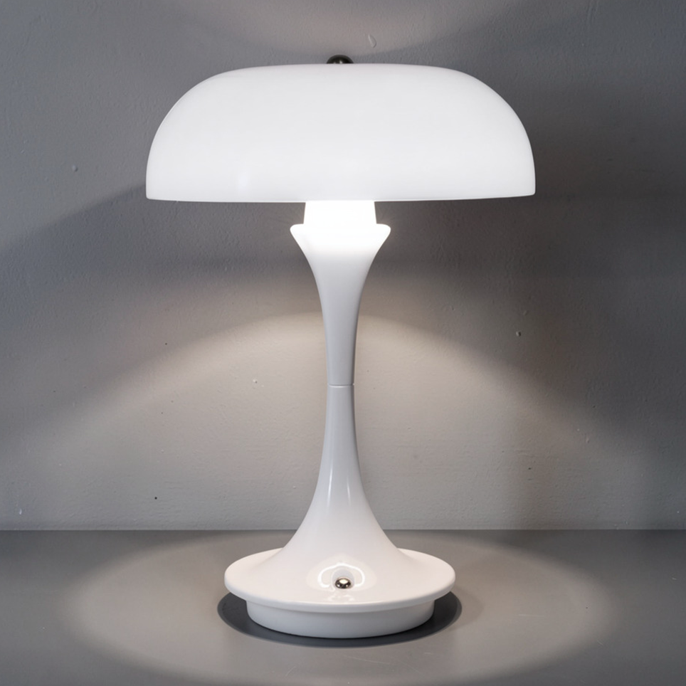 Lampe de Chevet Champignon Blanche