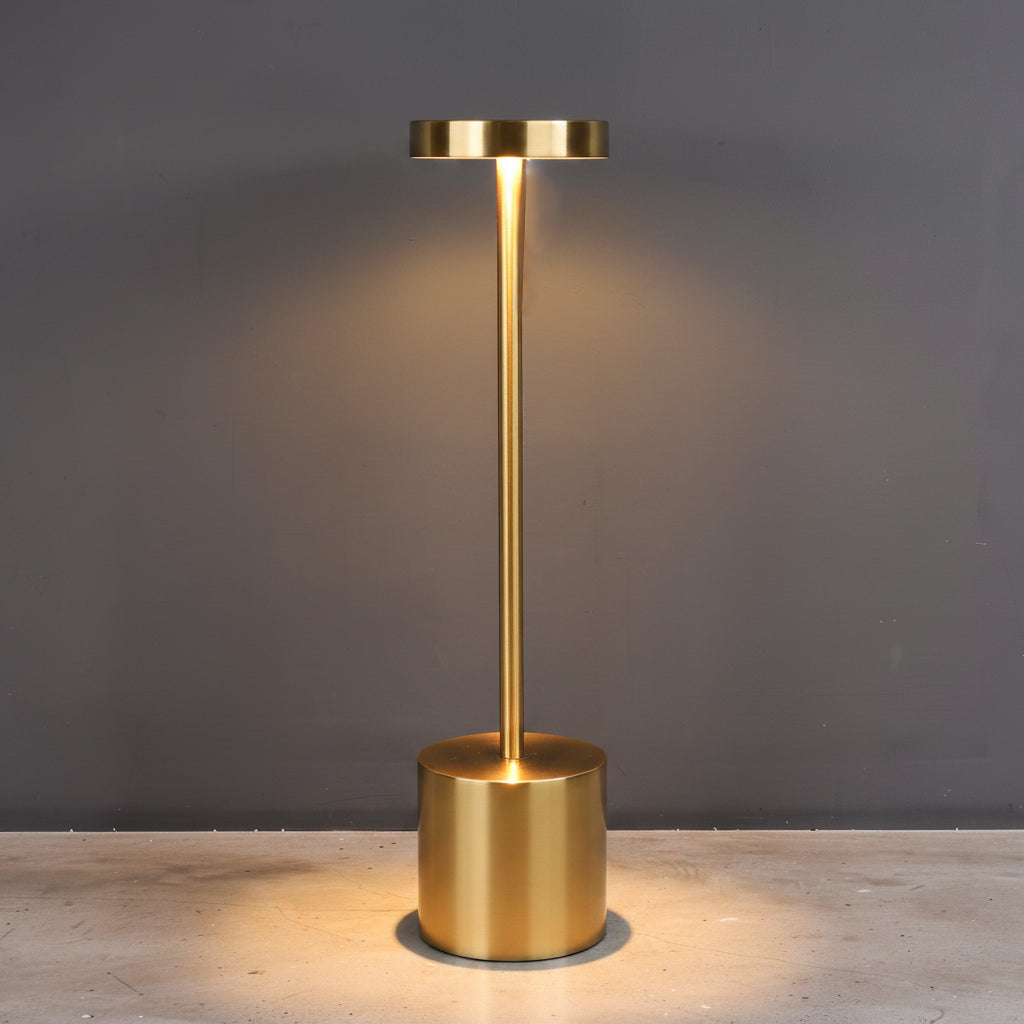 Lampe de Chevet Jaune Dorée