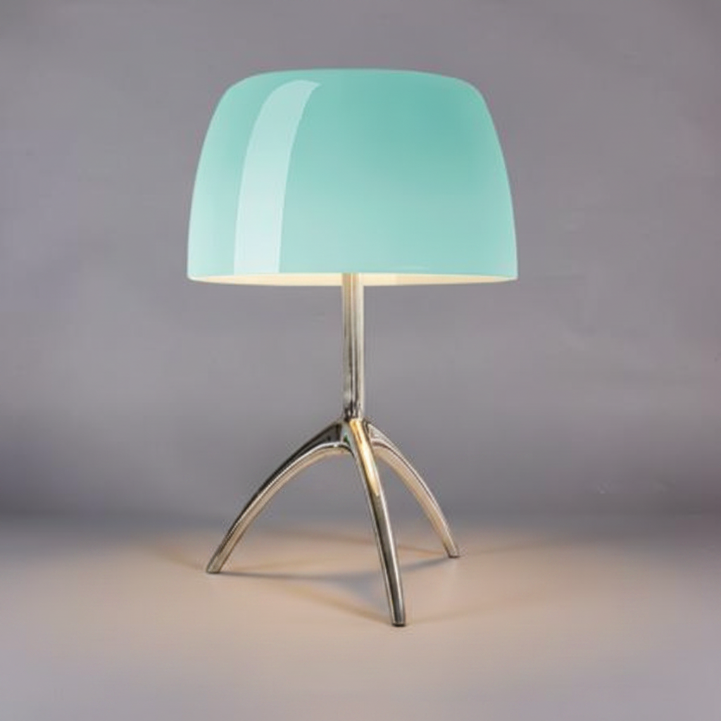 Lampe de Chevet Bleu et Gris
