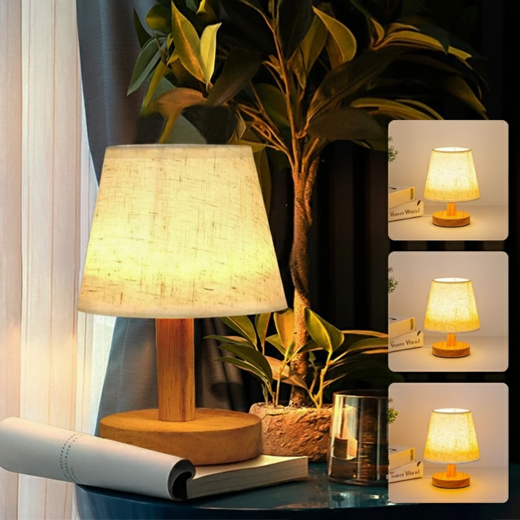 Lisys - Beige | Lampe à LED en Bois