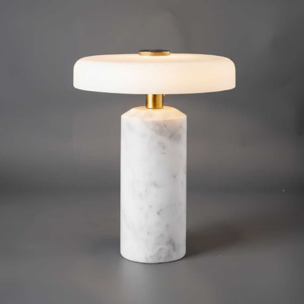 Lampe de Chevet Design Blanche