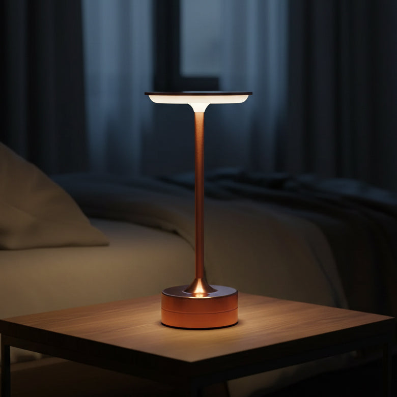 Lampe de Chevet Rose Doré