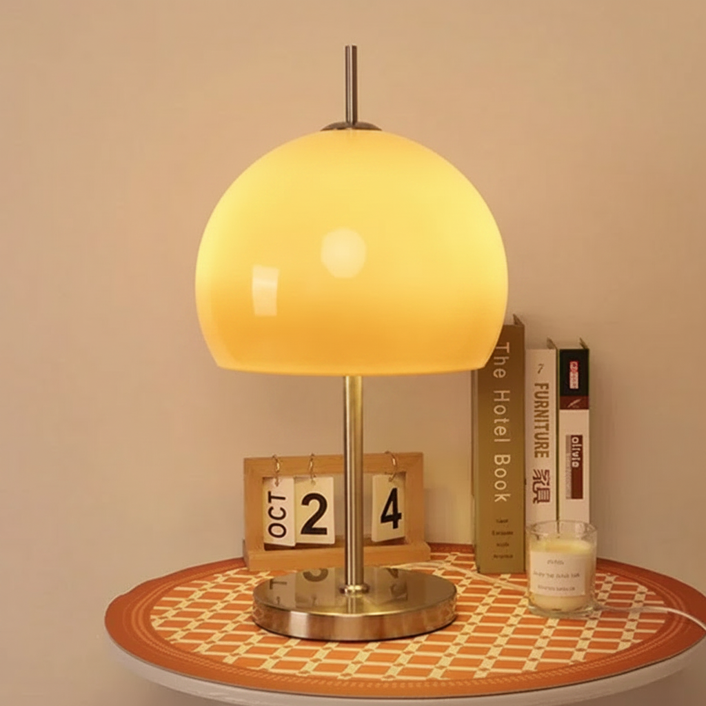 Lampe de Chevet Vintage Orange