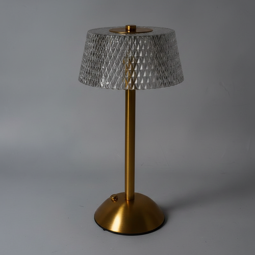 Lampe de Chevet Couleur Or Vintage
