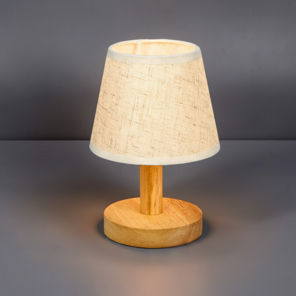 Lisys - Blanc | Lampe à LED en Bois