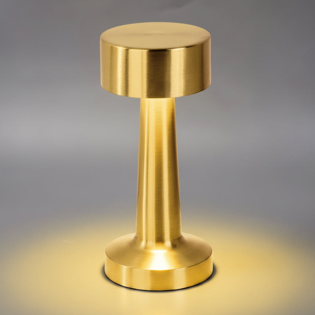 Lampe de Chevet Sur Pied Doré
