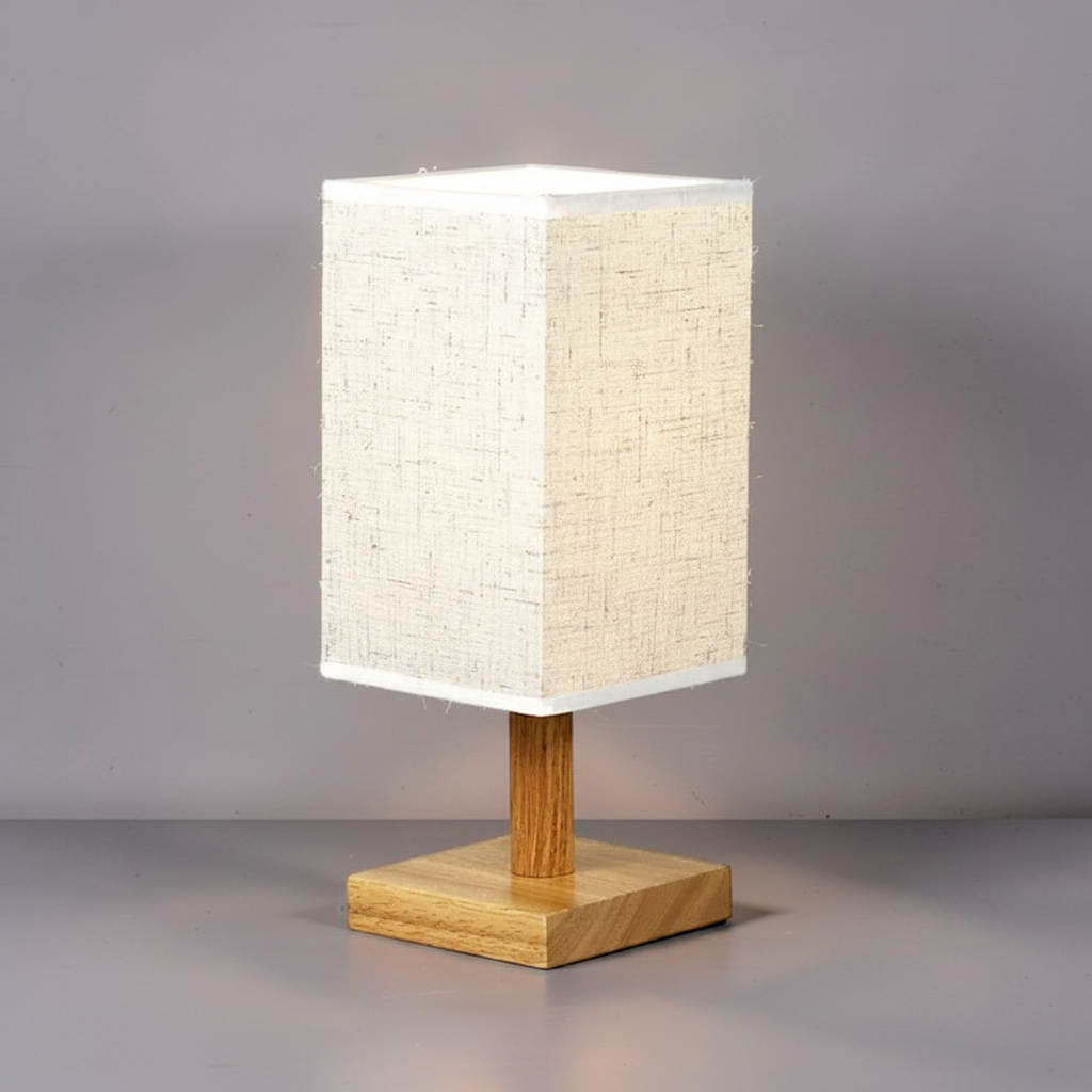 Lirys - Blanc | Lampe à LED en Bois