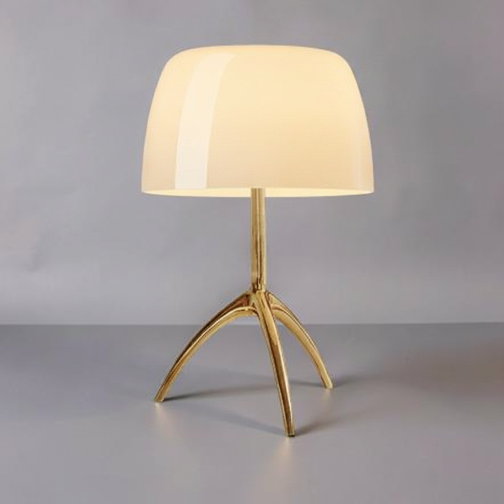 Lampe de Chevet Abat Jour en Verre