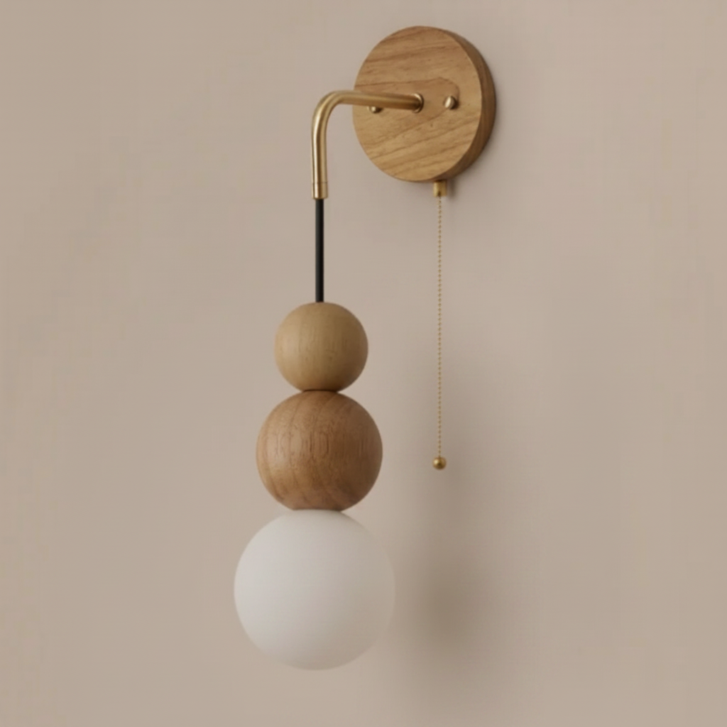 Lampe de Chevet Applique Murale Cordelette