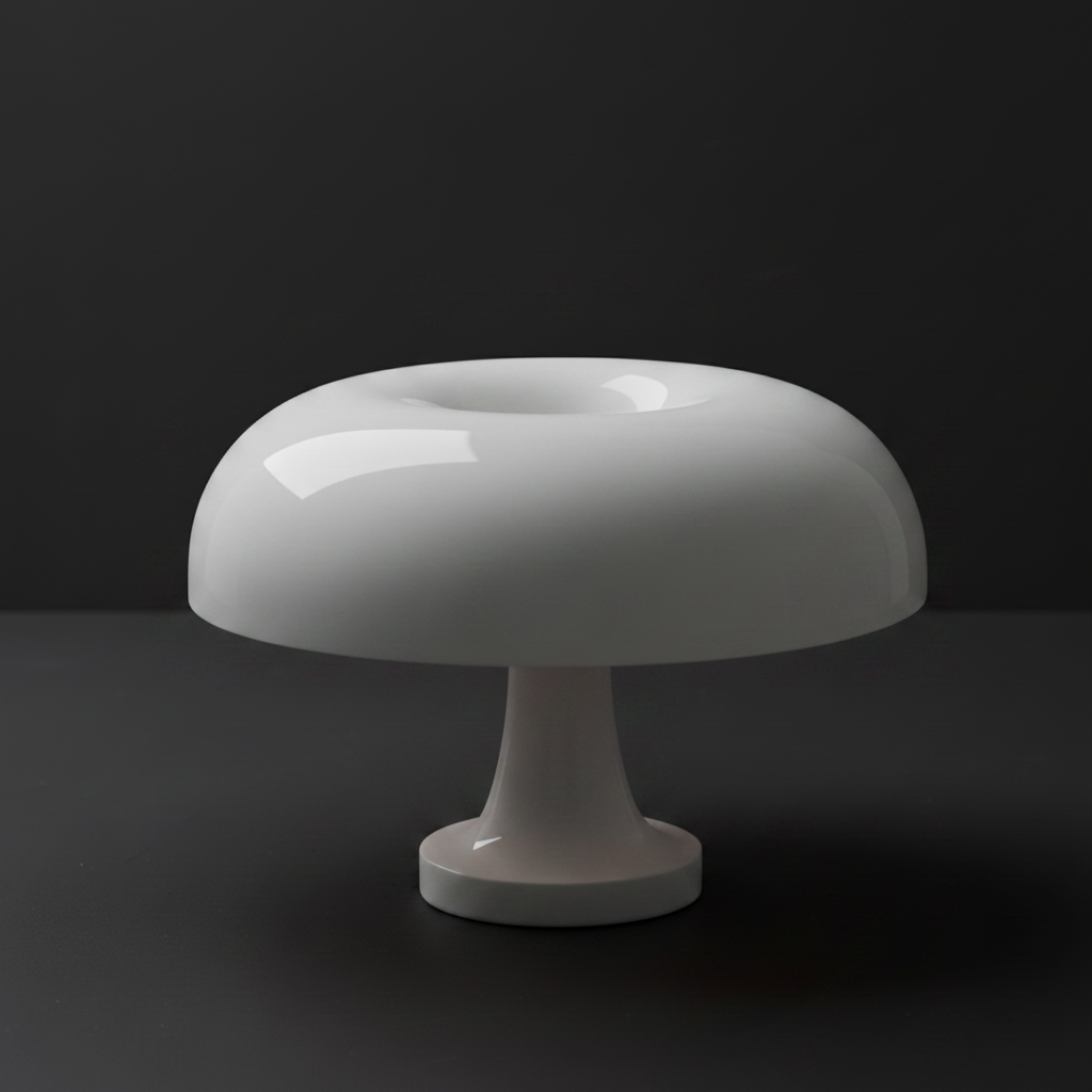 Lampe de Chevet Champignon Blanche