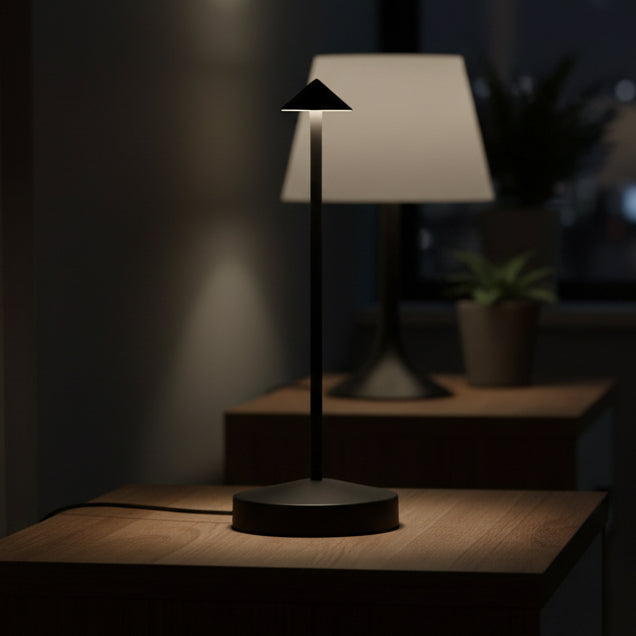 Lampe de Chevet Filaire Noire