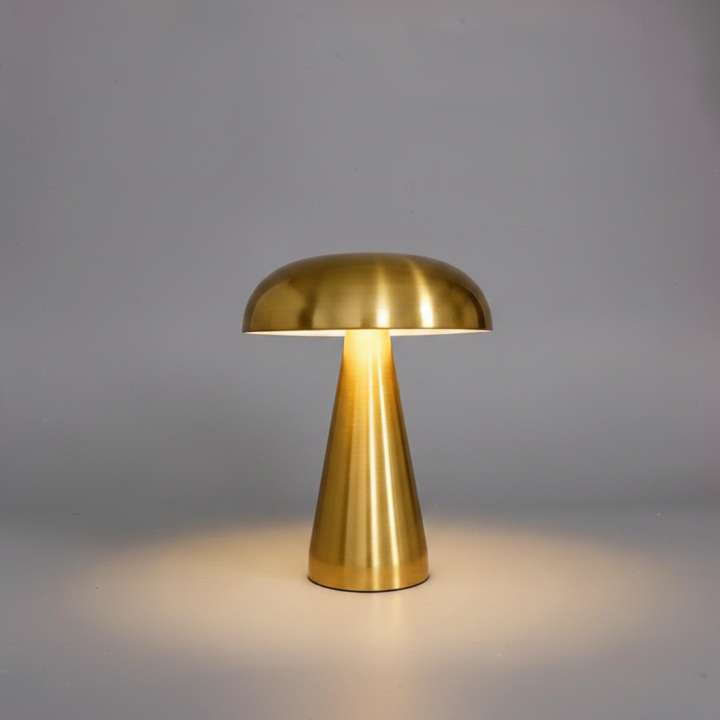 Humys - Doré | Lampe Champignon à LED