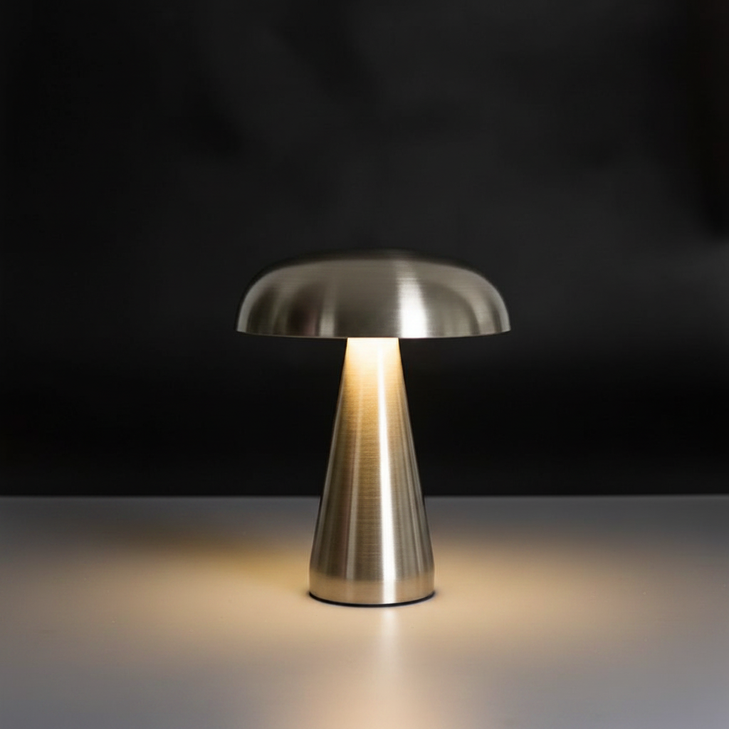 Humys - Argenté | Lampe Champignon à LED