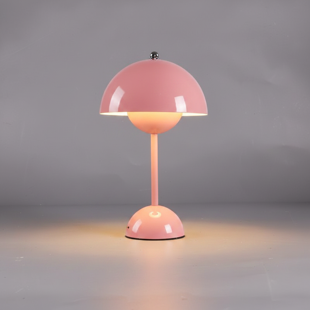 Lampe de Chevet Champignon Rose