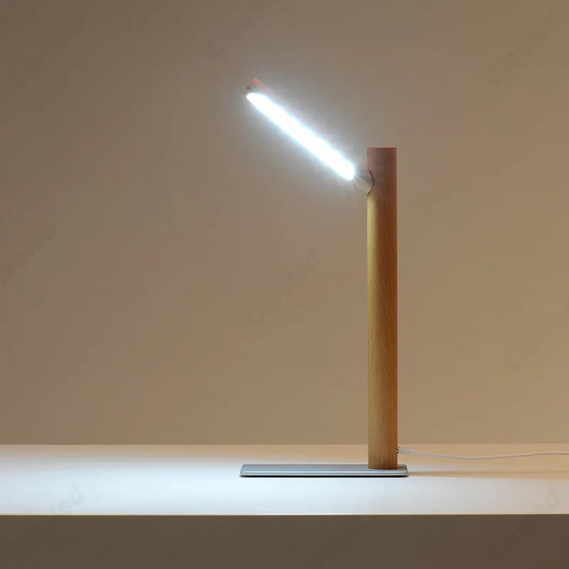Lampe de Chevet Design Bois