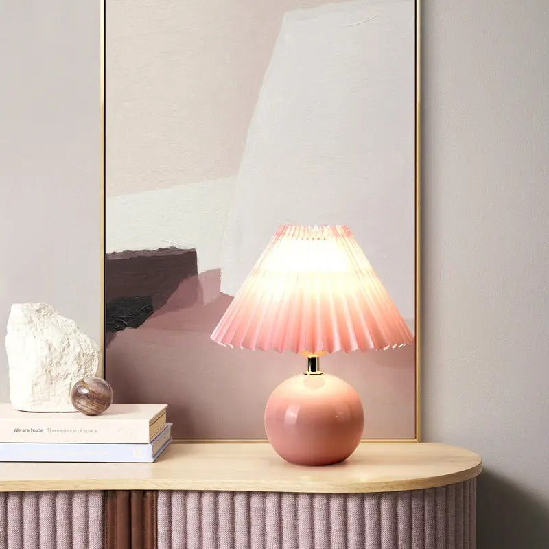 Lampe de Chevet Céramique à Poser Vintage