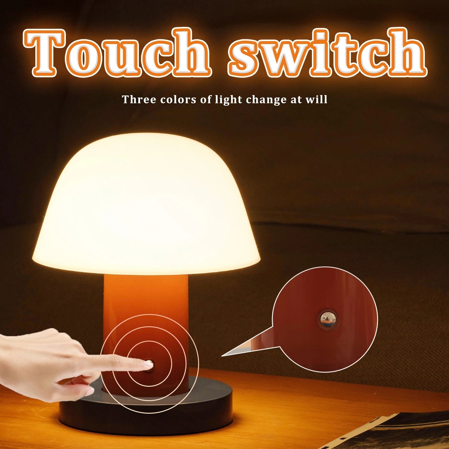 Lampe de Chevet Tactile LED