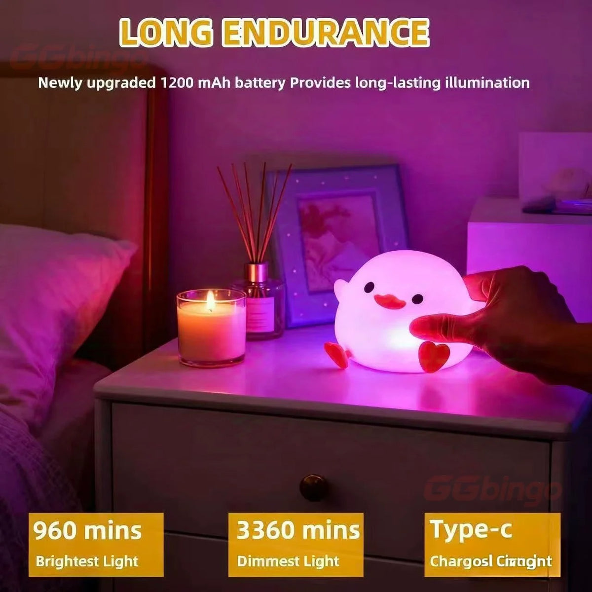 Lampe de Chevet à LED pour Enfant