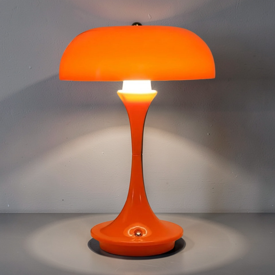 Lampe de Chevet Champignon Orange