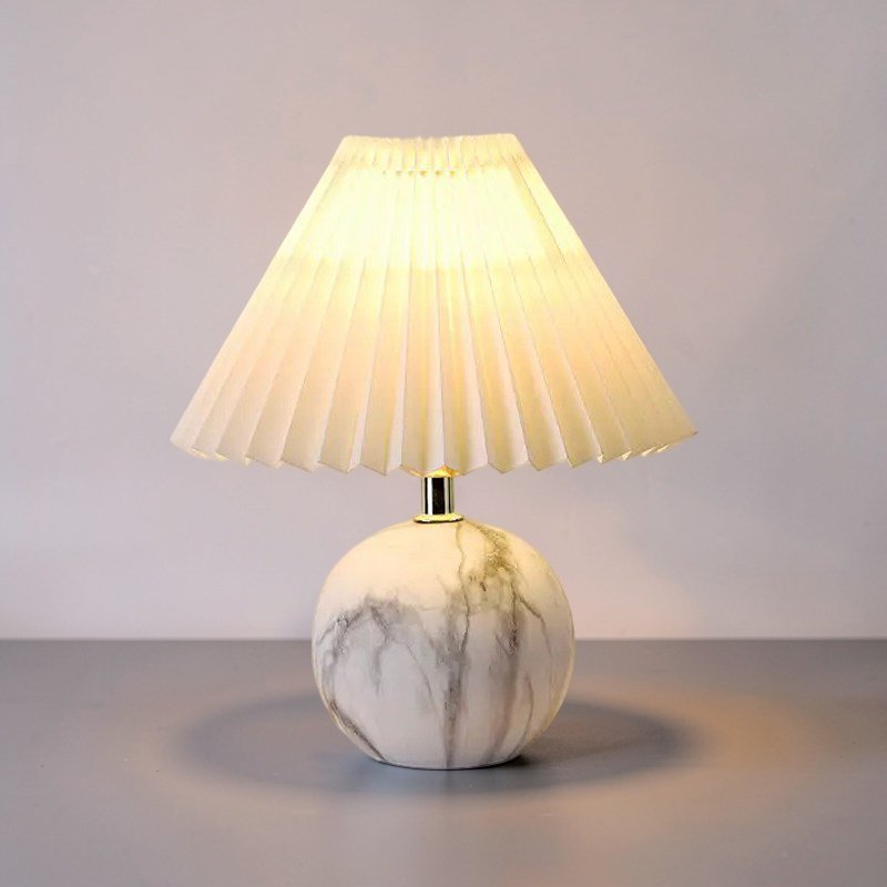 Lampe de Chevet Pied Boule Céramique