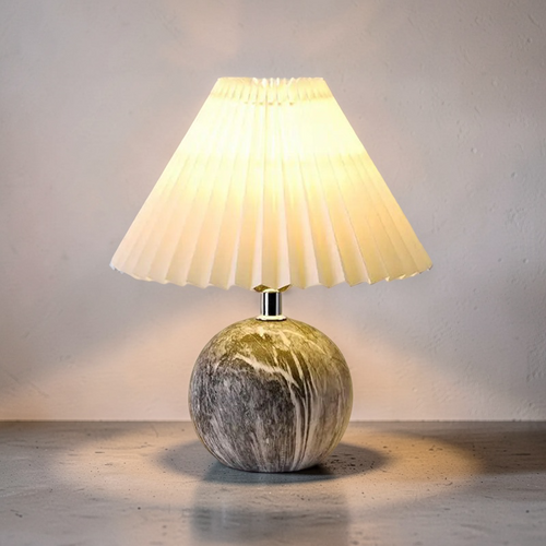 Lampe de Chevet Céramique Grise