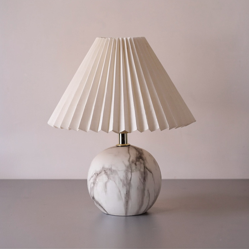 Lampe de Chevet Pied Boule Céramique