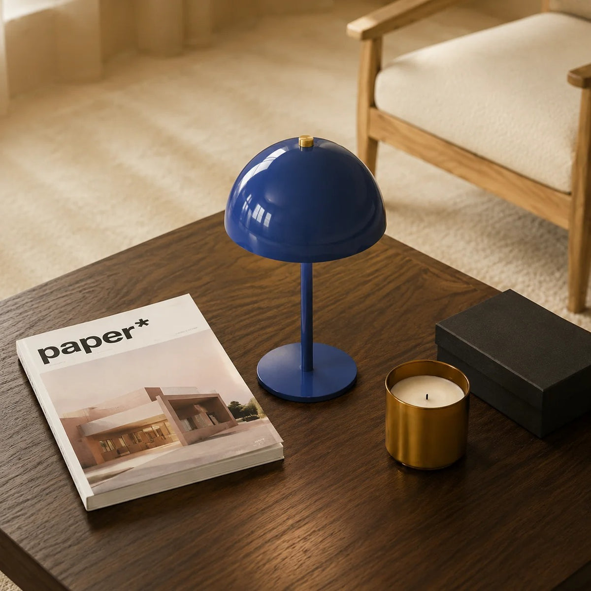 Lampe de Chevet Bleu Marine