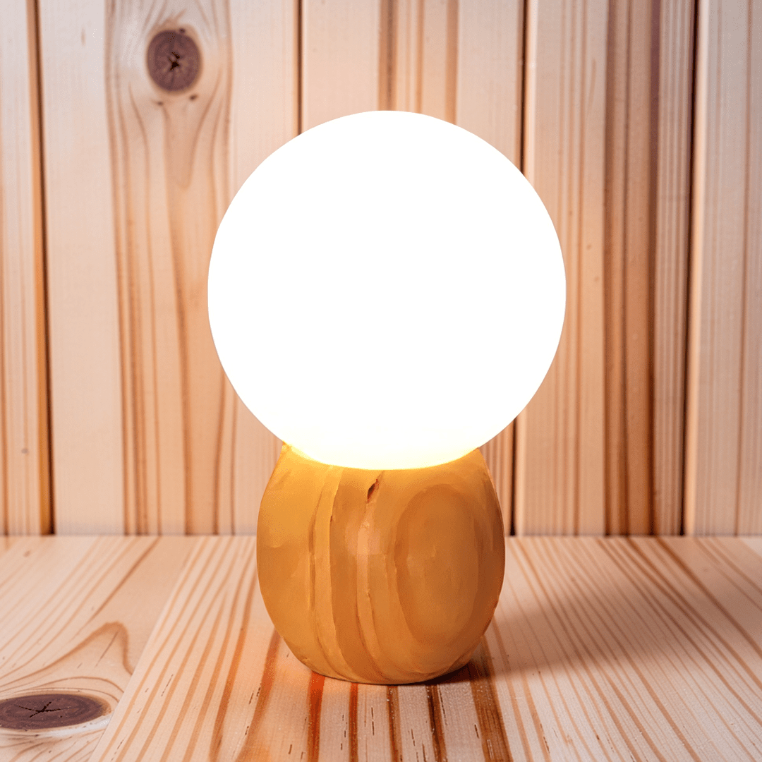 Lampe De Chevet Boule Blanche