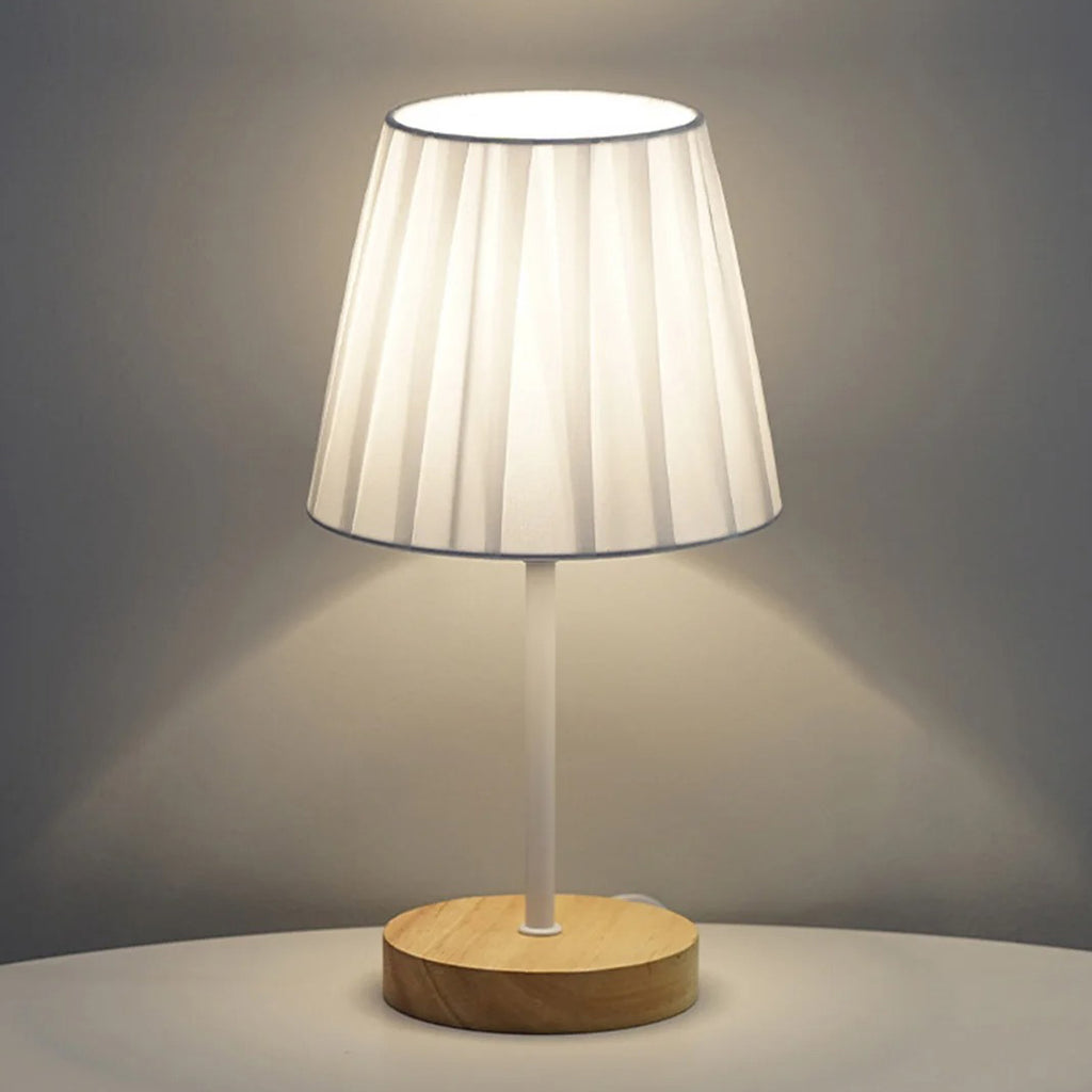 Lampe de Chevet Avec Pied en Bambou