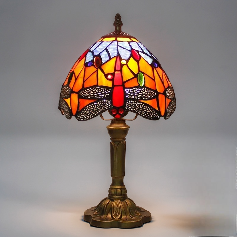 Lampe de Chevet Orange Vintage